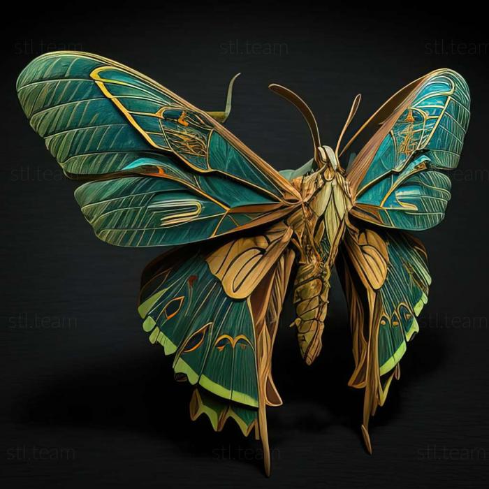 3D модель Ornithoptera richmondia (STL)